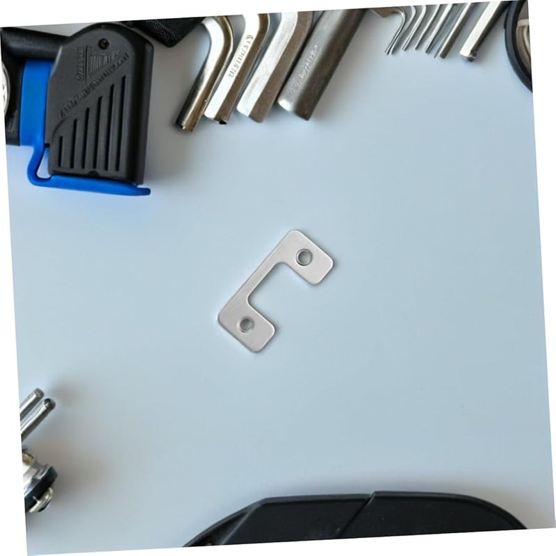 Stainless Steel Door Stop Latch Guard Plate Security Protector Easy Installation - Image 3